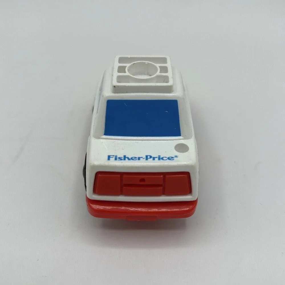 Vintage Fisher Price Flip Track Road & Rail‎ Cars Truck Replacement Lot of 2